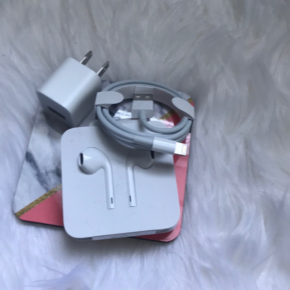 Charger/headphone combo